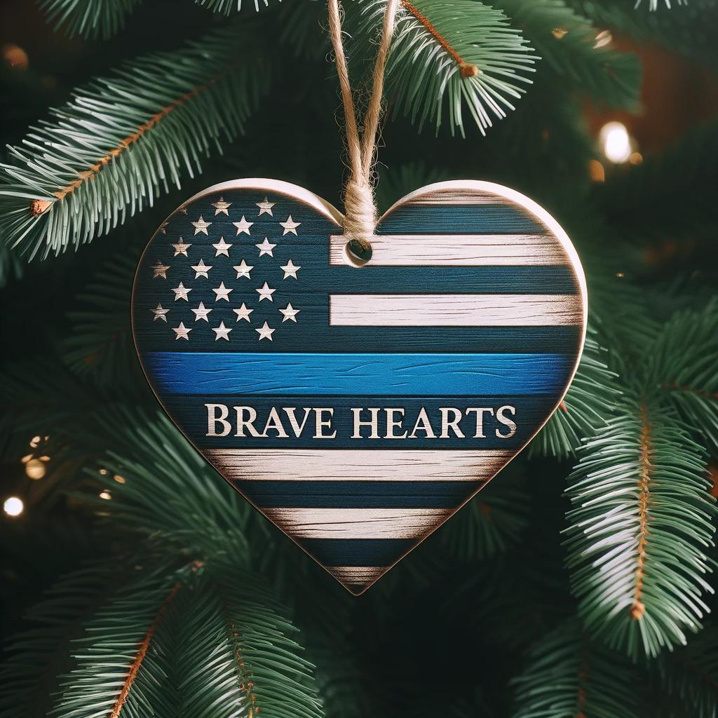 Police Officer Ornament "blue Valor" 1699343382518.jpg