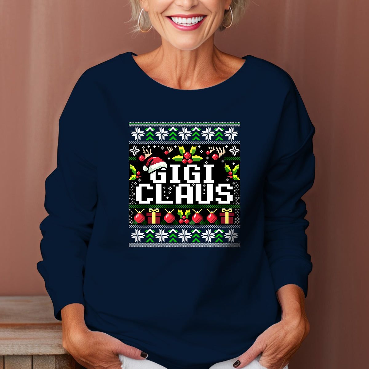 gigi claus christmas   ugly sweatshirt   christmas gift for grandmagigi 1699345543471.jpg