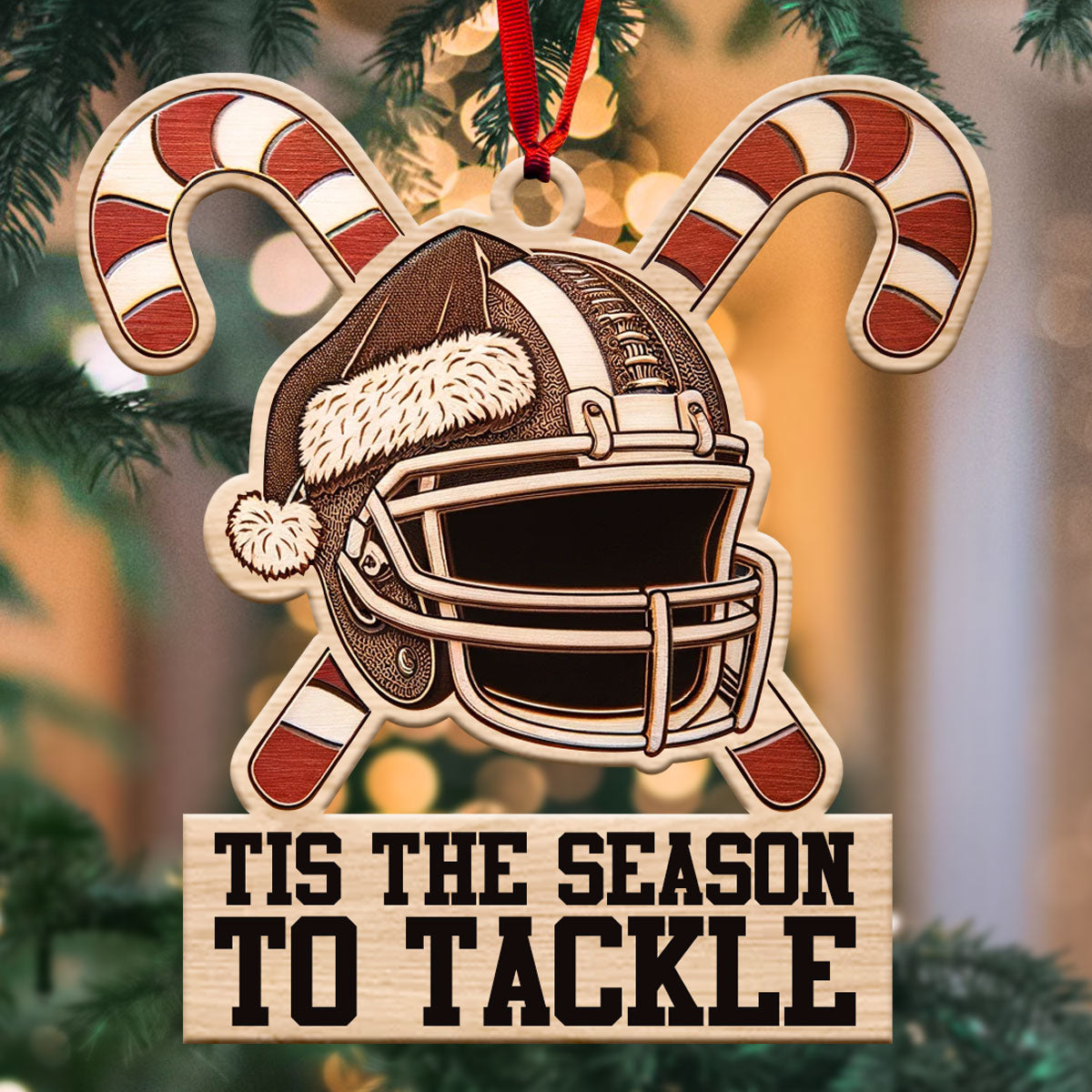Tis The Season To Tackle   Shape Ornament   Christmas Gift For Football Lovers 1699346142484.jpg