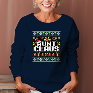 Aunt Claus Christmas   Ugly Sweatshirt   Christmas Gift For Aunt 1699346912796.jpg