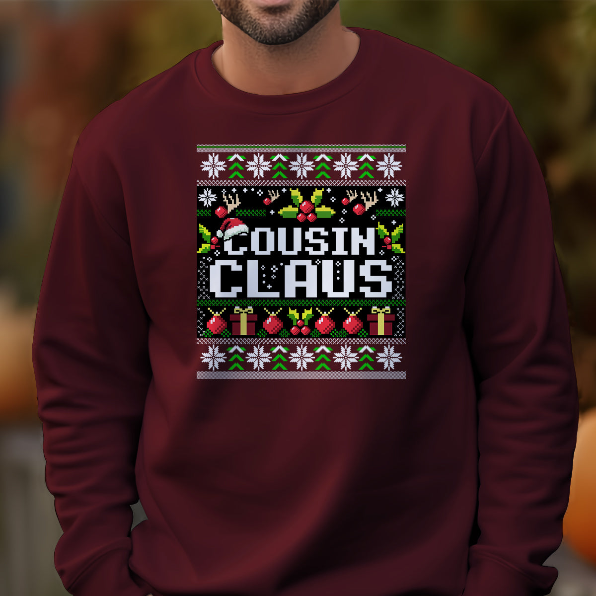 Cousin Claus Christmas   Ugly Sweatshirt   Christmas Gift For Cousin 1699347387947.jpg