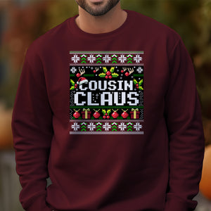 Cousin Claus Christmas   Ugly Sweatshirt   Christmas Gift For Cousin 1699347387947.jpg
