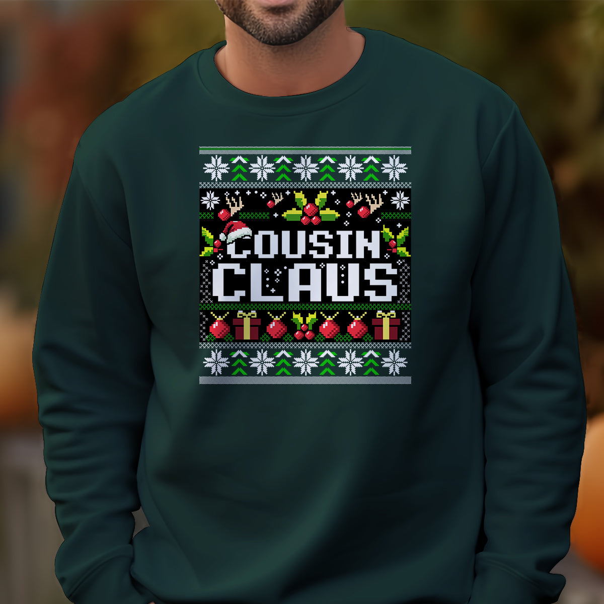 Cousin Claus Christmas   Ugly Sweatshirt   Christmas Gift For Cousin 1699347388026.jpg