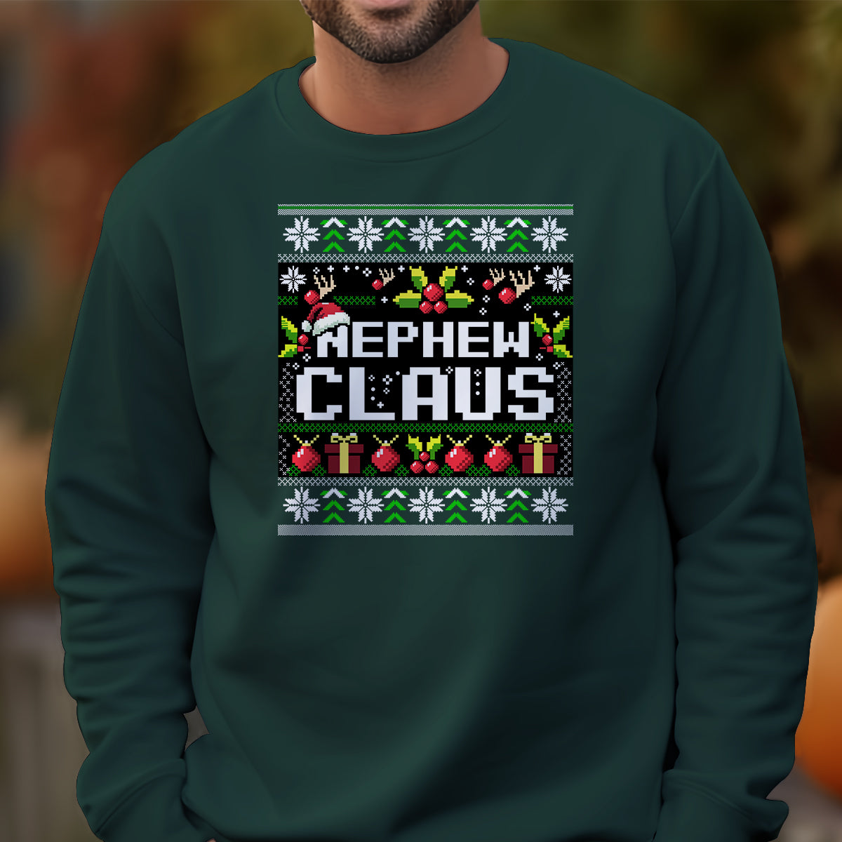 Nephew Claus Christmas   Ugly Sweatshirt   Christmas Gift For Nephew 1699347583553.jpg