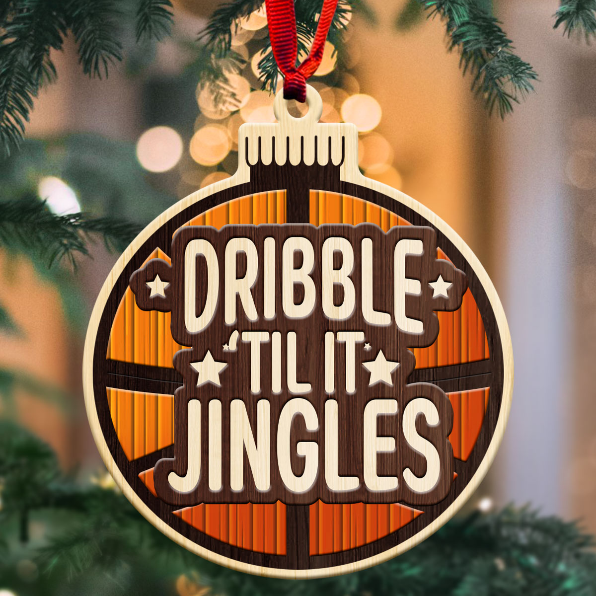 Dribble Til It Jingles   Shape Ornament   Christmas Gift For Basketball Lovers 1699411354602.jpg