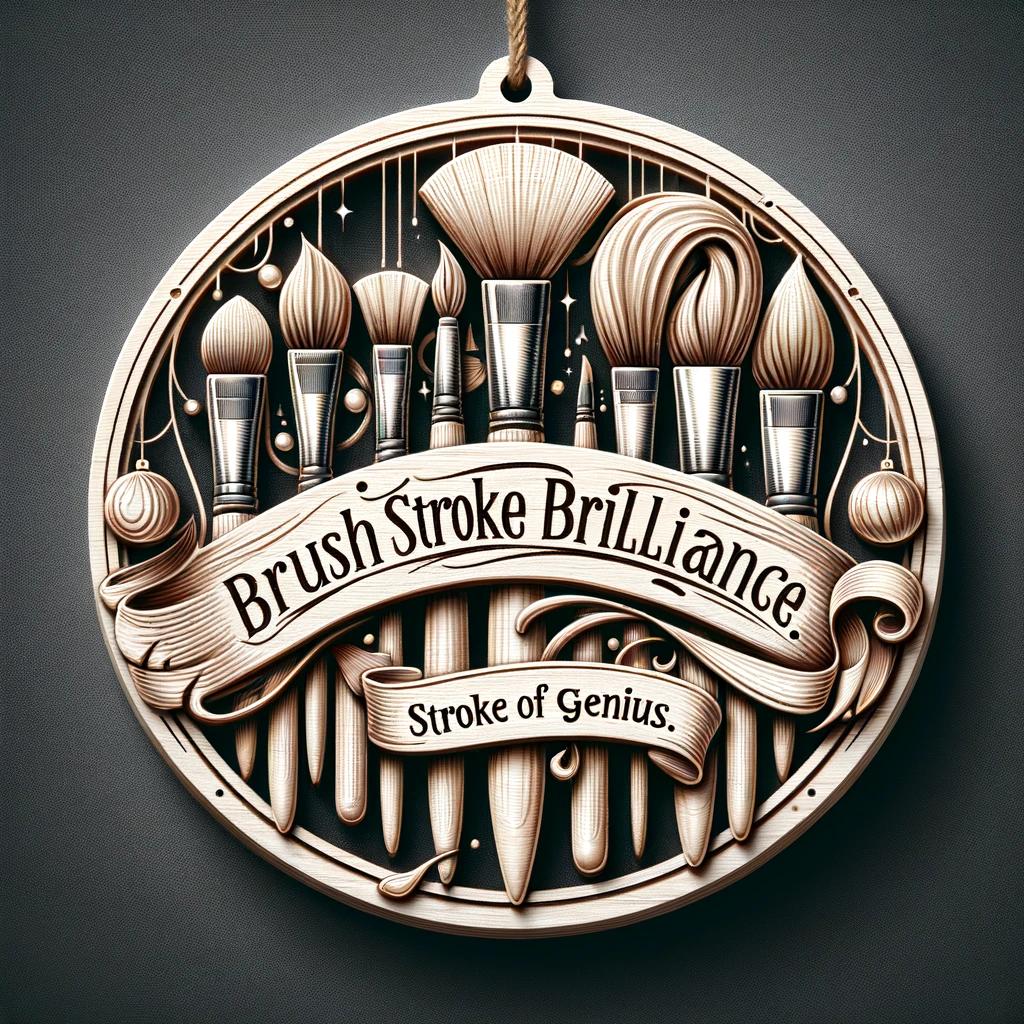 Makeup Artist Ornament "brush Stroke Brilliance" 1699419074136.jpg