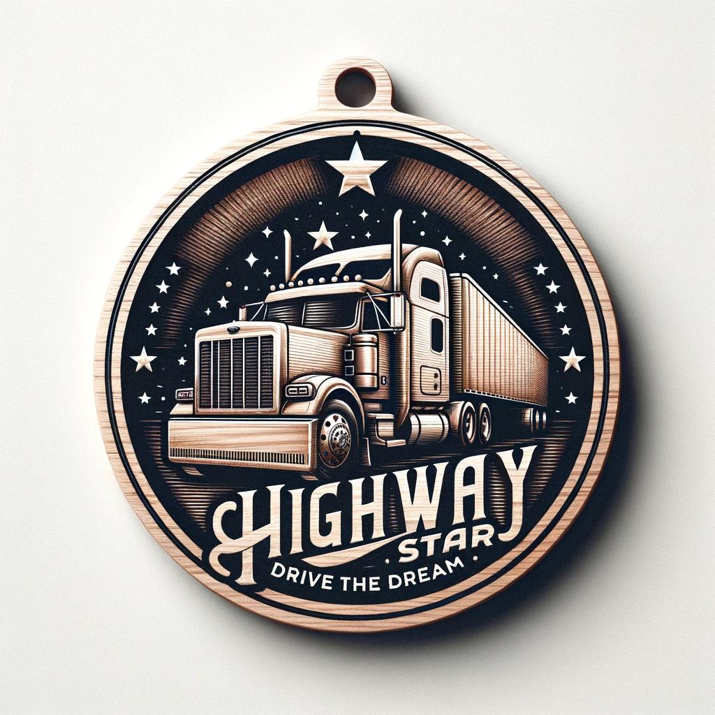 Truck Drivers Wooden Ornament " Highway Star" 1699434157811.jpg
