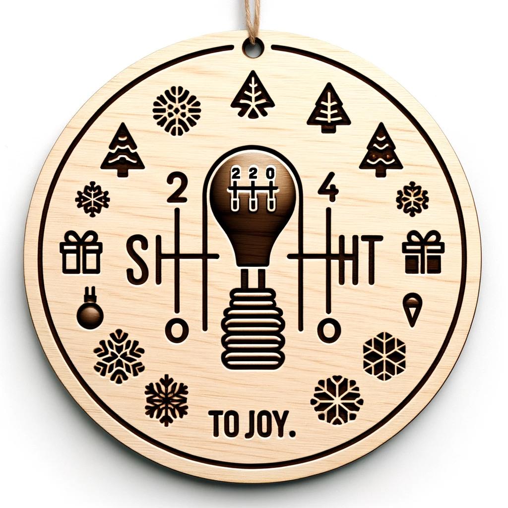 Truck Drivers Wooden Ornament " Gearshift Greetings" 1699434159419.jpg