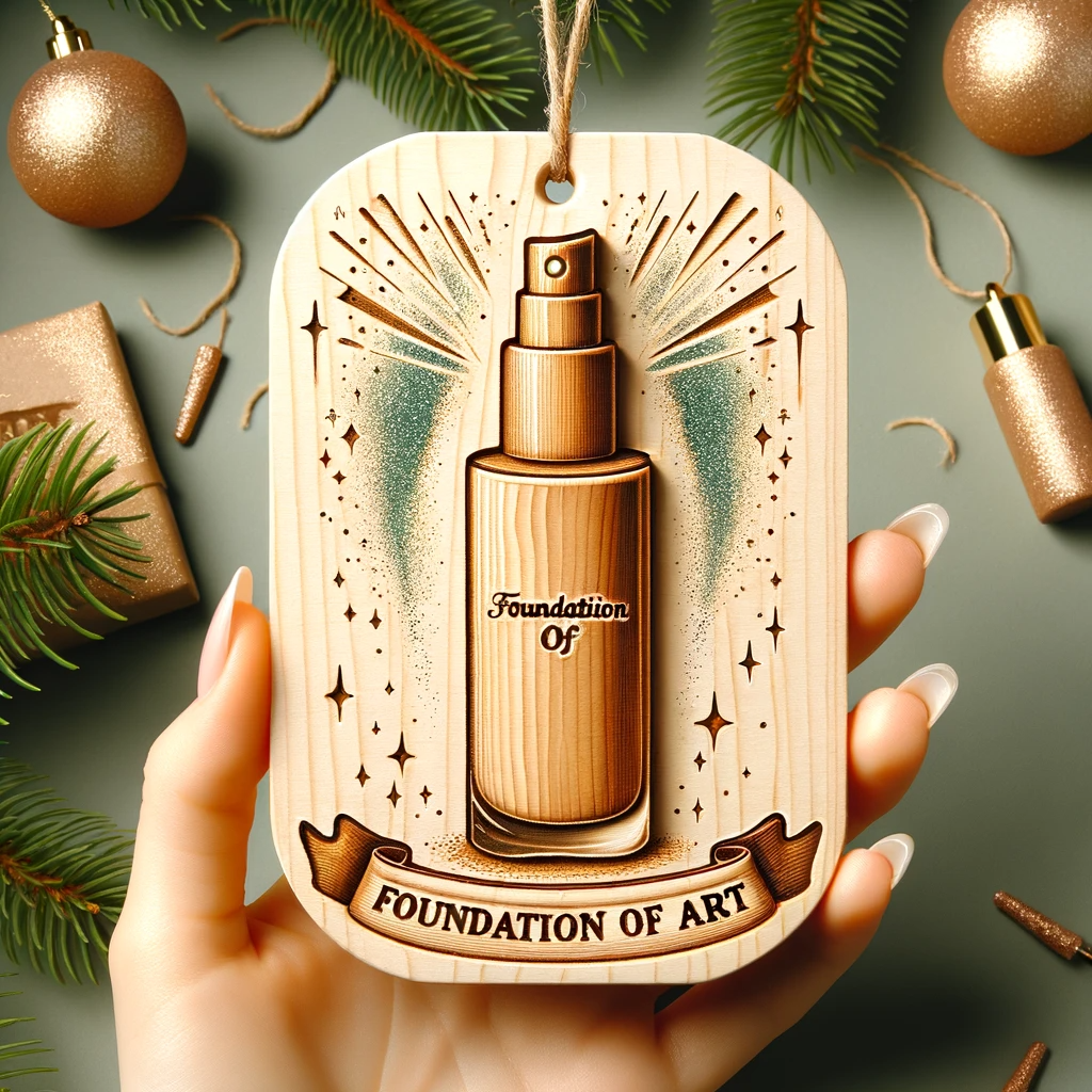 Makeup Artist Ornament "foundation Of Art" 1699434491032.png