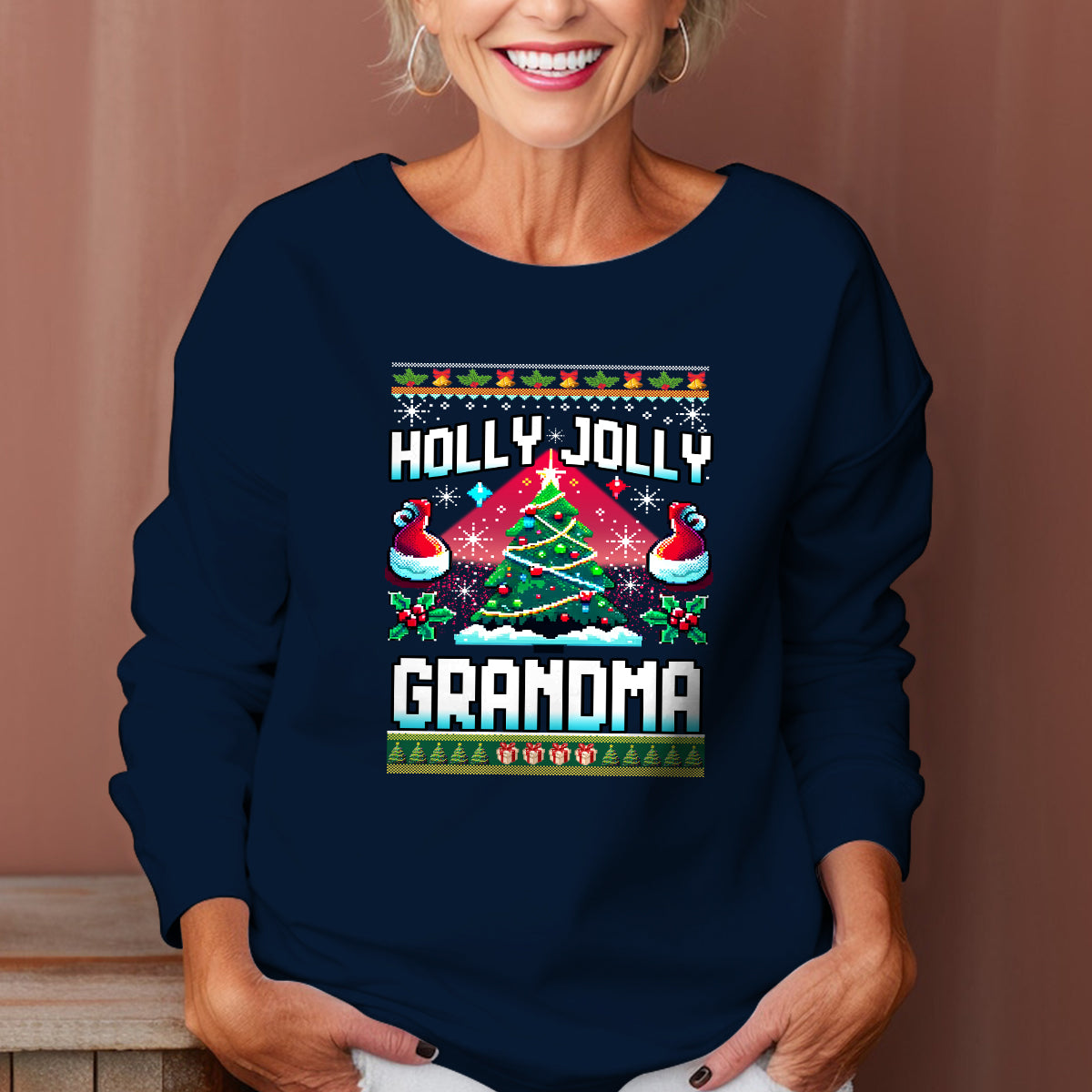 holly jolly grandma   ugly sweatshirt   christmas gift for grandma 1699438384703.jpg