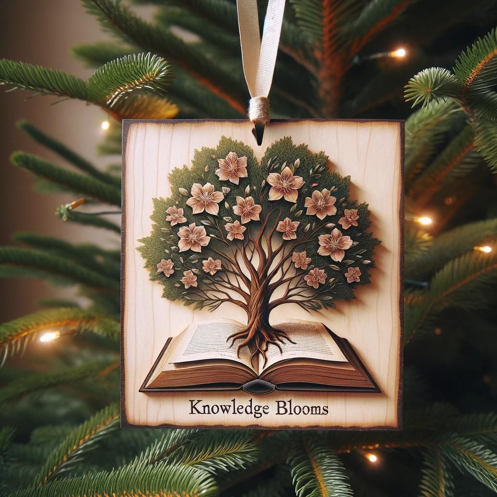 Librarians Ornament "pages Of Knowledge" 1699511542945.jpg