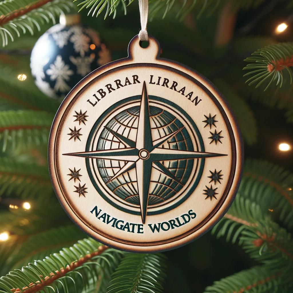 Librarians Ornament "literary Compass" 1699511544272.jpg