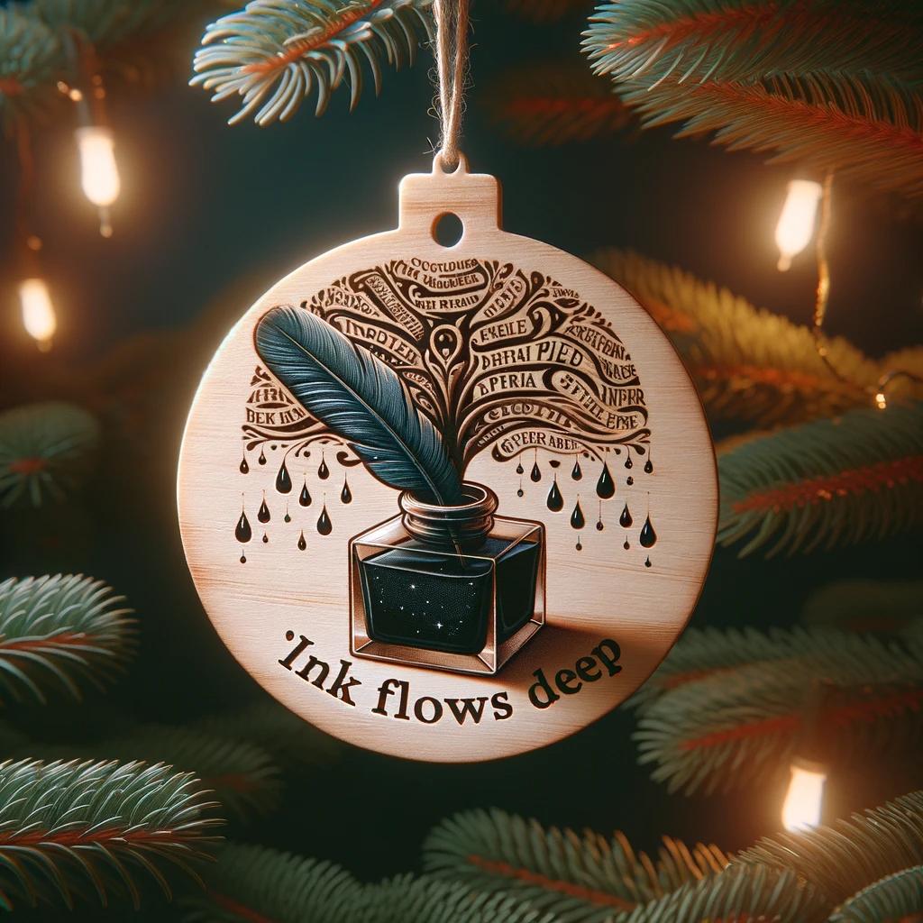 Librarians Ornament "ink And Insights" 1699511545909.jpg