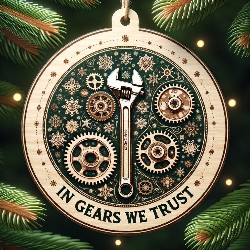 Mechanics Ornament "gear & Wrench Wonderland" 1699511551590.jpg