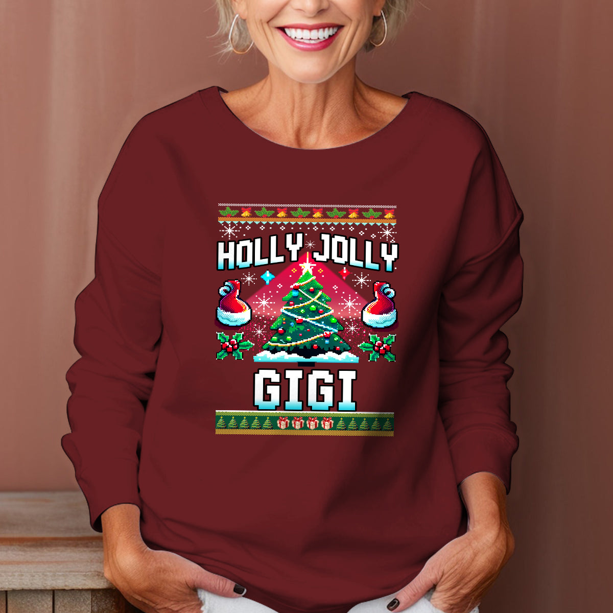 holly jolly gigi   ugly sweatshirt   christmas gift for gigi 1699519533614.jpg