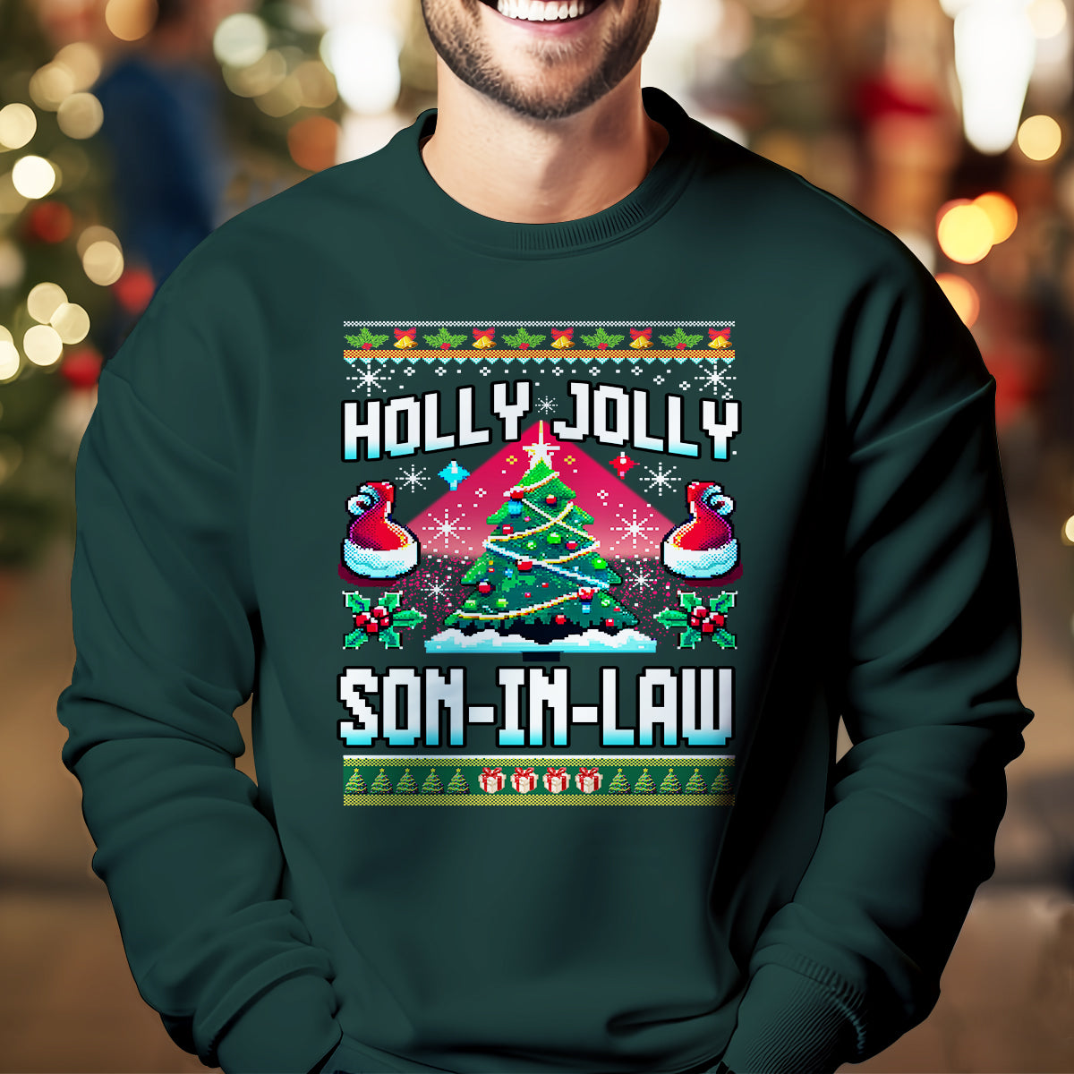 Holly Jolly Son In Law   Ugly Sweatshirt   Christmas Gift For Son In Law 1699524852755.jpg