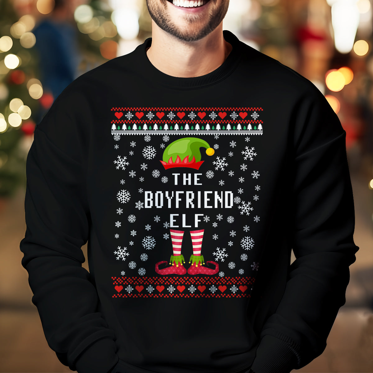 The Boyfriend Elf   Ugly Sweatshirt   Christmas Gift For Boyfriend 1699589841702.jpg