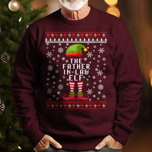 The Fiance Elf   Ugly Sweatshirt   Christmas Gift For Fiance 1699590653340.jpg