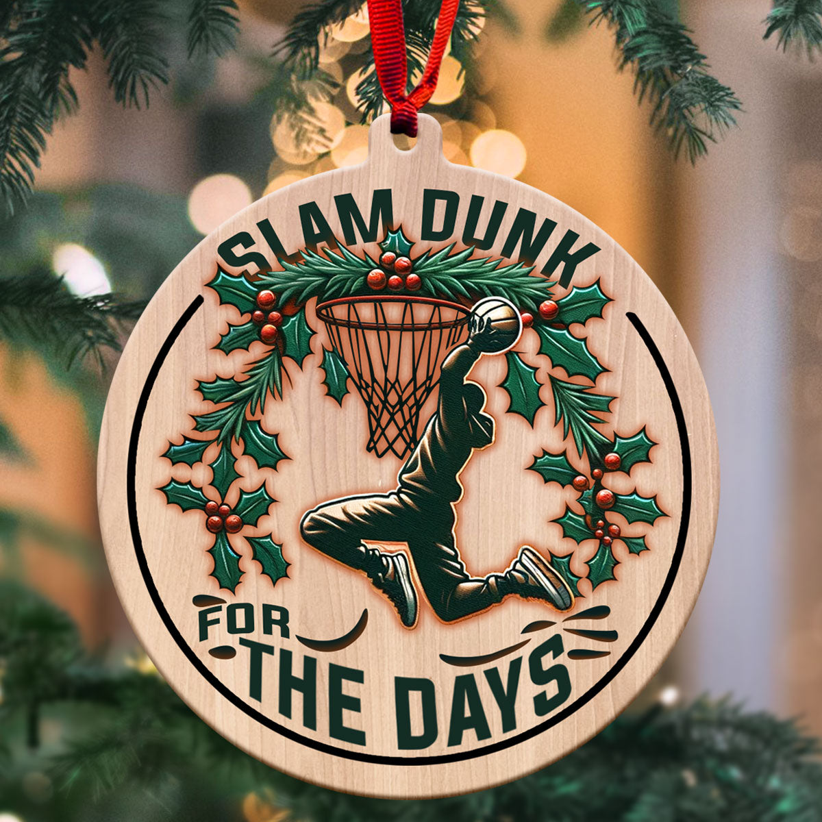Dunk For The Holidays   Shape Ornament   Christmas Gift For Basketball Lovers 1699591491581.jpg