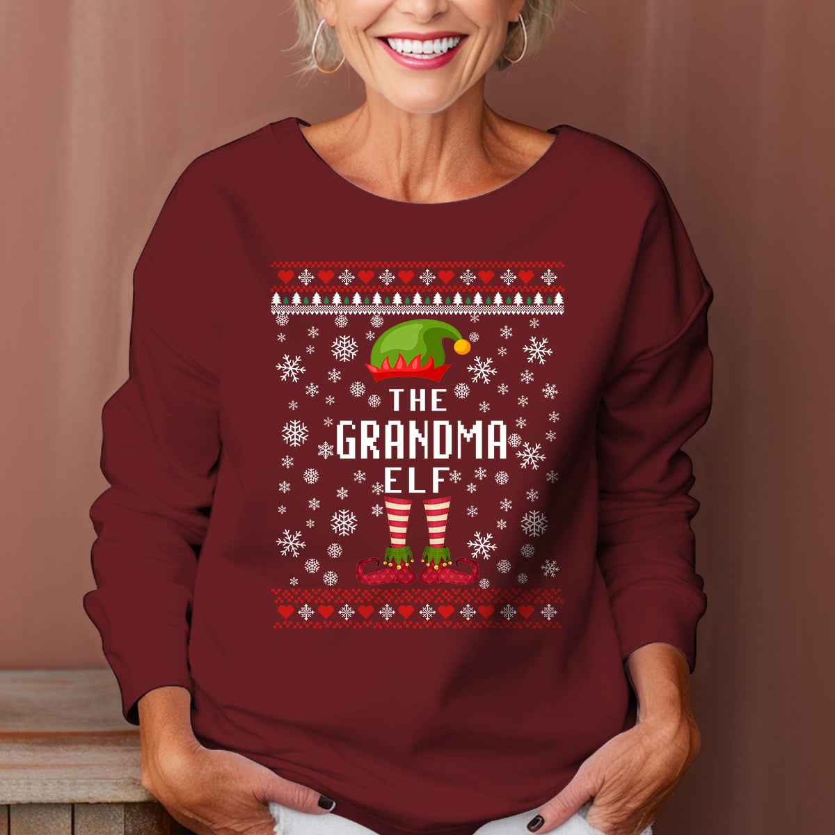 the grandma elf   ugly sweatshirt   christmas gift for grandma 1699592519700.jpg