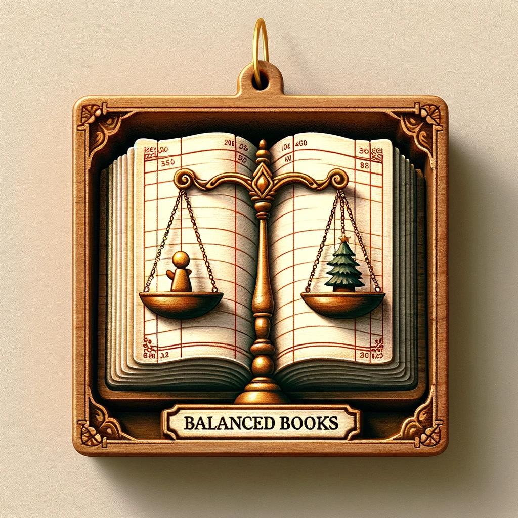 Accountant Ornament " Balanced Books" 1699598996491.jpg