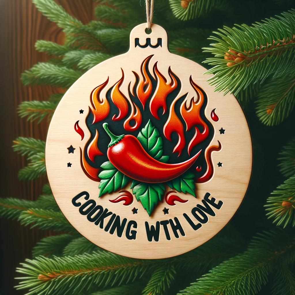 Chef Ornament "cooking With Love" 1699599000551.jpg