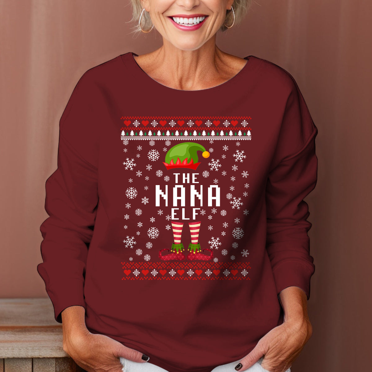 the nana elf   ugly sweatshirt   christmas gift for grandma nana 1699599067477.jpg
