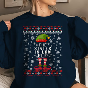 the sister in law elf   ugly sweatshirt   christmas gift for sister in law 1699599596361.jpg