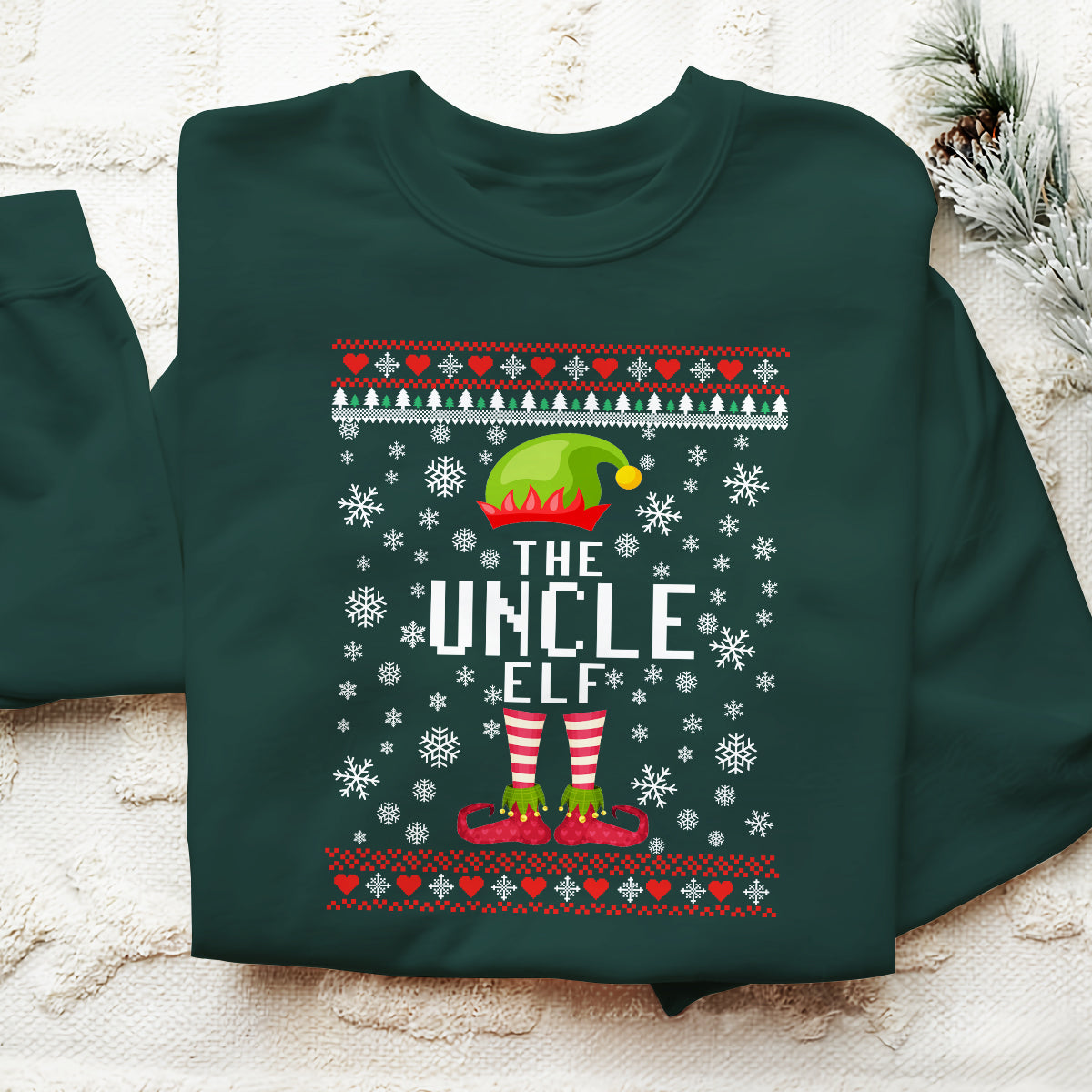 The Uncle Elf   Ugly Sweatshirt   Christmas Gift For Uncle 1699599689581.jpg