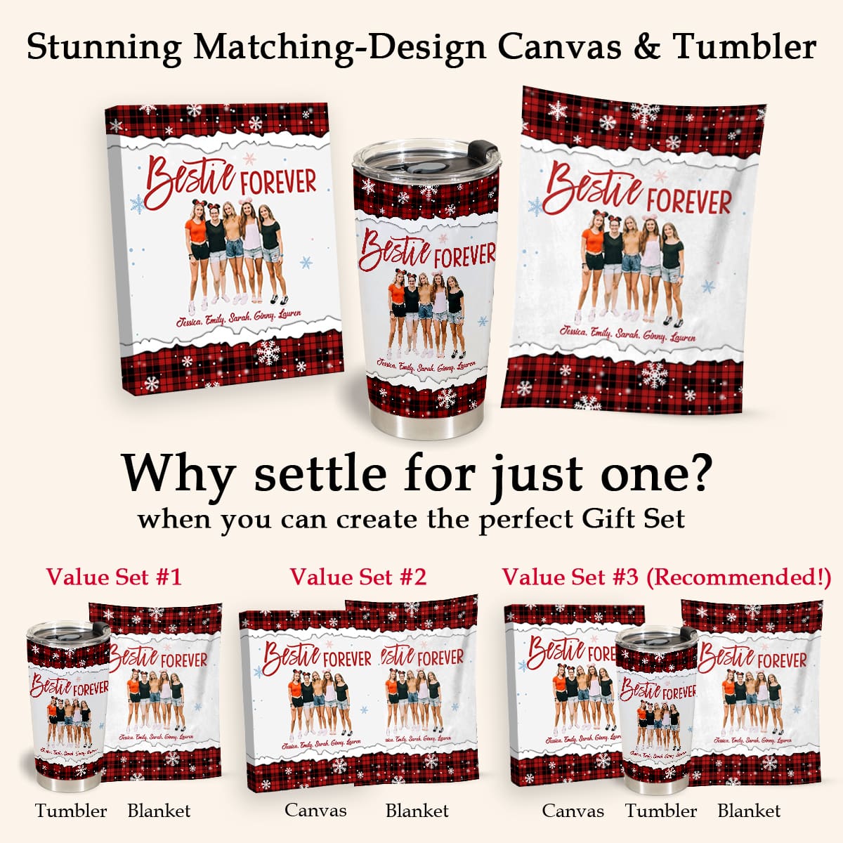 bestie forever red white   custom blanket   gift for bestie 1699929514689.jpg