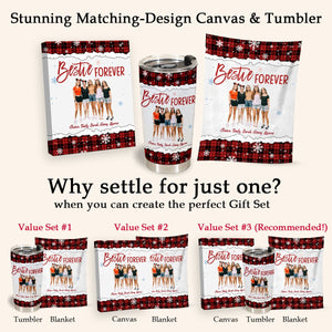 bestie forever red white   custom blanket   gift for bestie 1699929514689.jpg