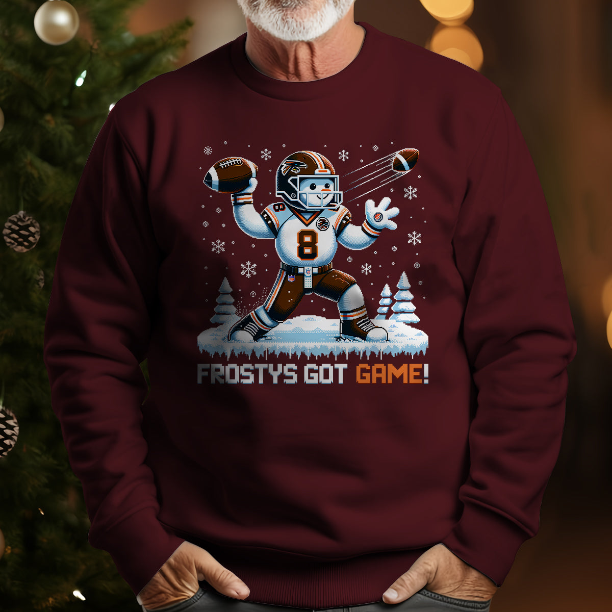 Frostys Got The Game   Ugly Sweatshirt   Christmas Gift For Football Lover 1699931224560.jpg