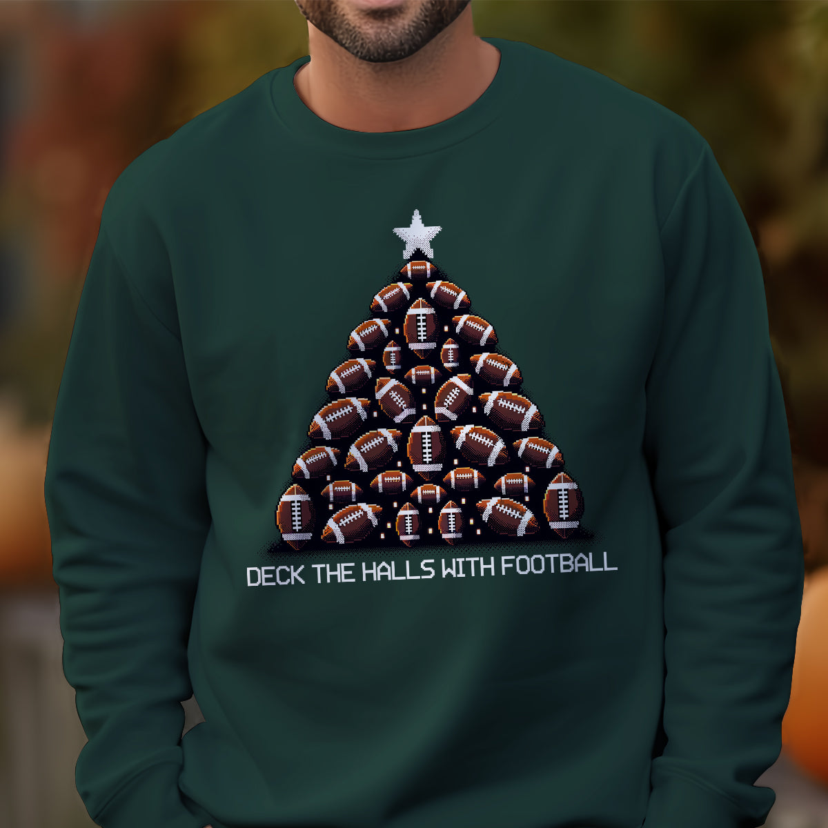 Deck The Halls With Football   Ugly Sweatshirt   Christmas Gift For Football Lovers 1699931305843.jpg