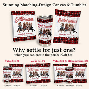 we are bestie red white   custom blanket   gift for bestie 1699946743487.jpg