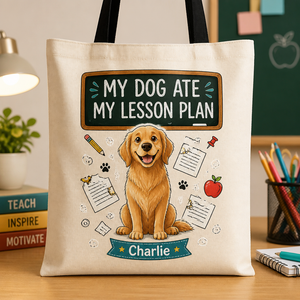 Teacher Tote – My Dog Ate My Lesson Plan (Personalized Name) - Personalized AOP Tote 169ce840-2f8f-4c21-bbba-b450c2049df1.png