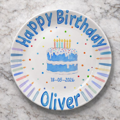 Personalized Birthday Plate Custom Name, Happy Birthday Ceramic Keepsake Gift, Kids Party Decor, Unique Birthday Gift for All Ages 16a3aa33-22ff-4a32-b214-2d503c64f5b6-2.jpg