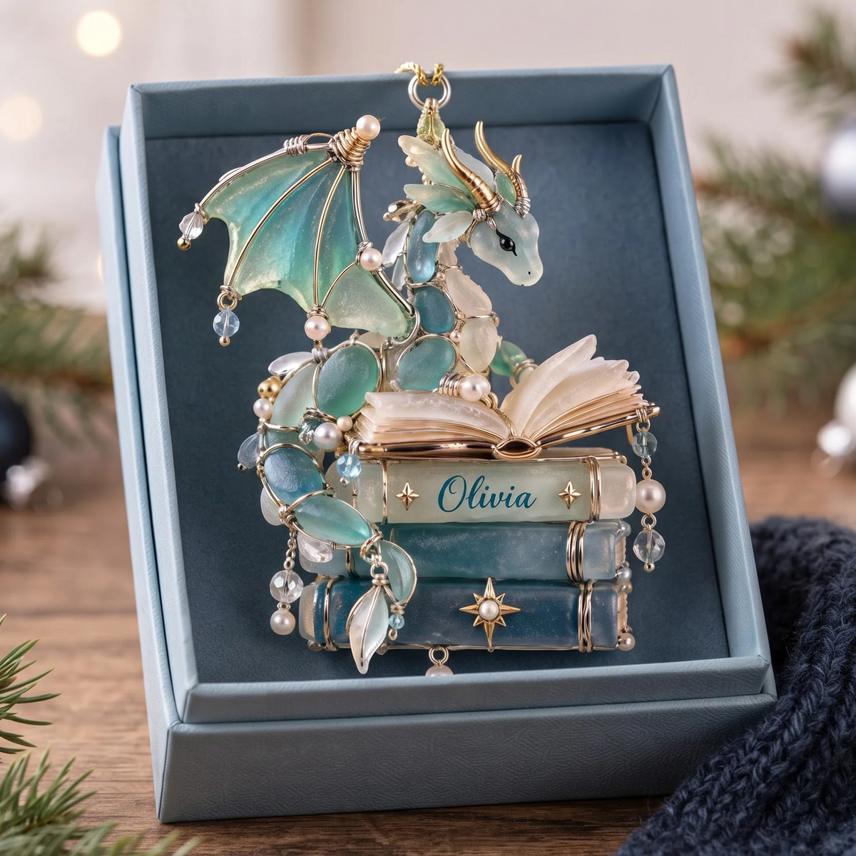 Book Dragon Sea Glass Acrylic Ornament - Personalized Gifts For Book Lovers 16ac1989-dbe3-4b5e-bf50-b38303ca3c55-t-i-xu-ng.png
