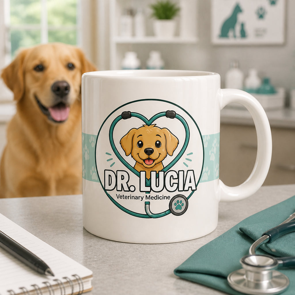Personalized Vet Name Mug — Stethoscope Heart & Puppy - Personalized Edge-to-Edge Mug 16b981a4-9645-464d-9aa6-7d3f01ffef62.jpg