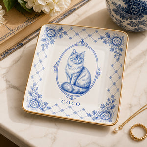 Chinoiserie Cat Cameo Trinket Dish — Personalized Name - Personalized Jewelry Plate 16c20ffd-d77e-4a28-bf9c-187d874b9c3a.jpg