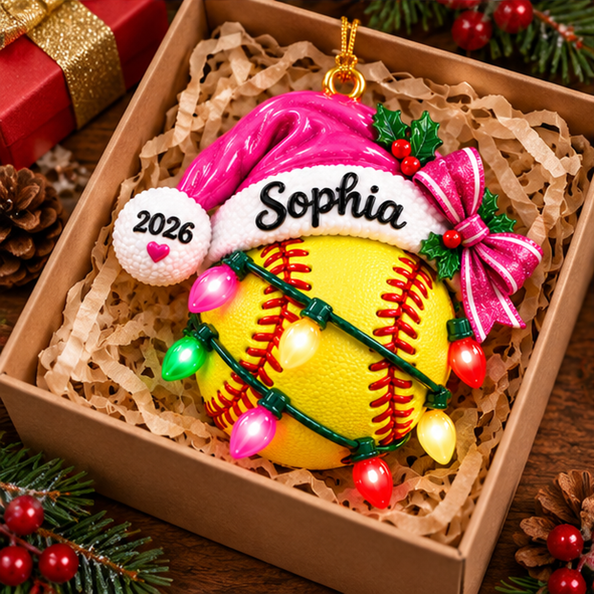 Personalized Softball Christmas Ornament – Custom Name & Year 3D Relief Acrylic Ornament, Pink Santa Hat Softball Gift, Softball Player Christmas Gift 2026 16d96c82-1076-4178-8430-4deb278f8a58-sophia_softball_03_gift_box_1200x1200.png