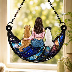Custom Stargazing Pet Family Suncatcher – Photo Illustration - Personalized Suncatcher Stained Glass 16da98c2-f388-4b6e-8354-ae8d1c653243.png