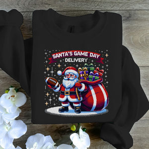 Santa S Game Day Delivery   Ugly Sweatshirt   Christmas Gift For Football Lovers 1700037780436.jpg