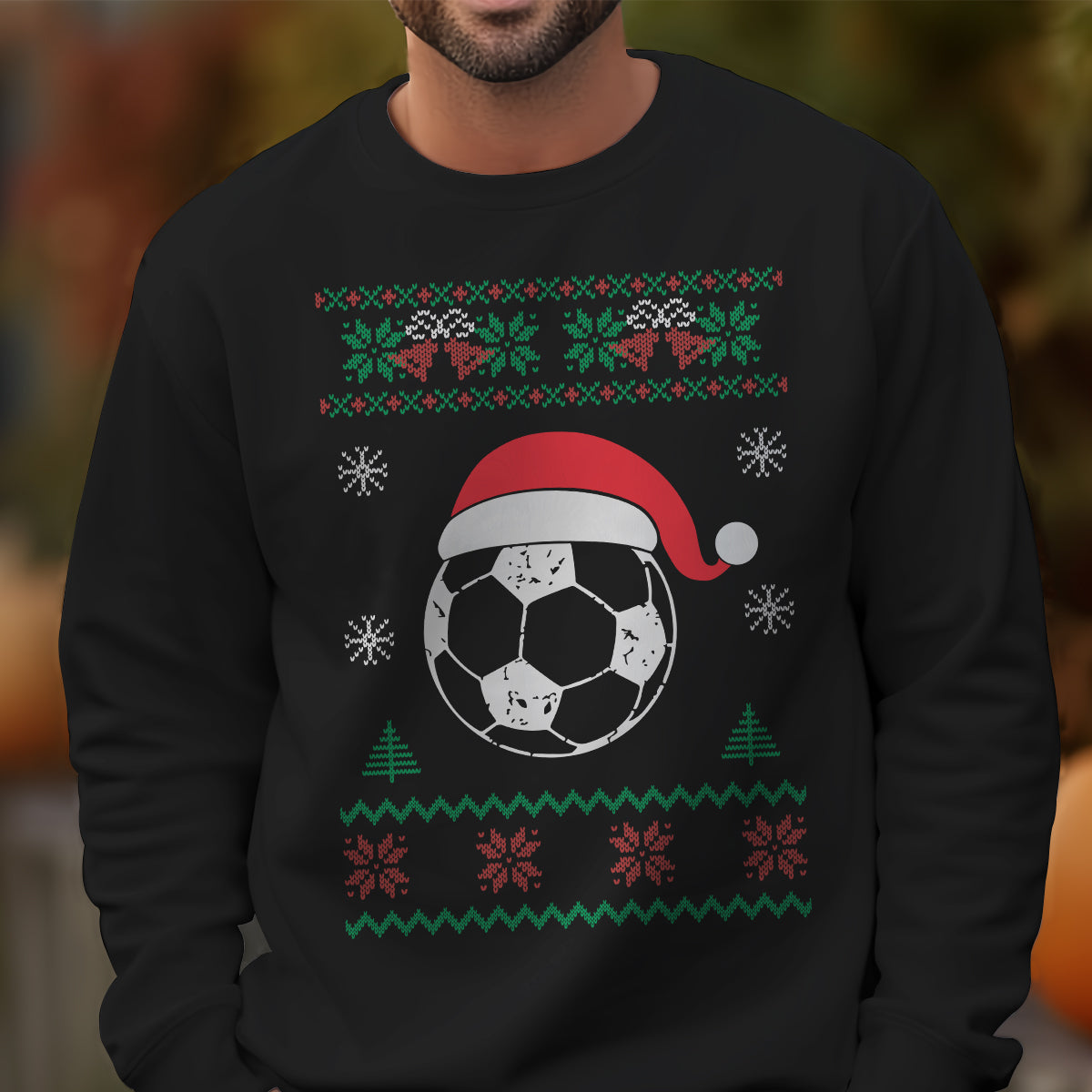 Soccer Santa Hat   Ugly Sweatshirt   Christmas Gift For Soccer Lover 1700120345446.jpg