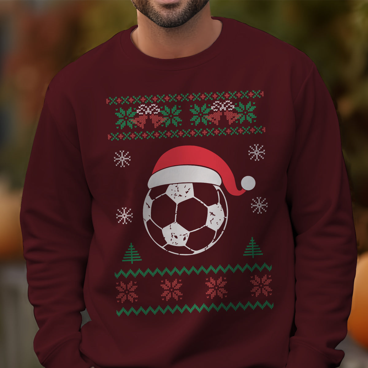 Soccer Santa Hat   Ugly Sweatshirt   Christmas Gift For Soccer Lover 1700120345472.jpg