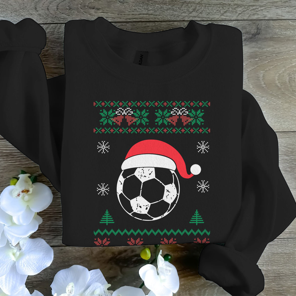 Soccer Santa Hat   Ugly Sweatshirt   Christmas Gift For Soccer Lover 1700120345959.jpg