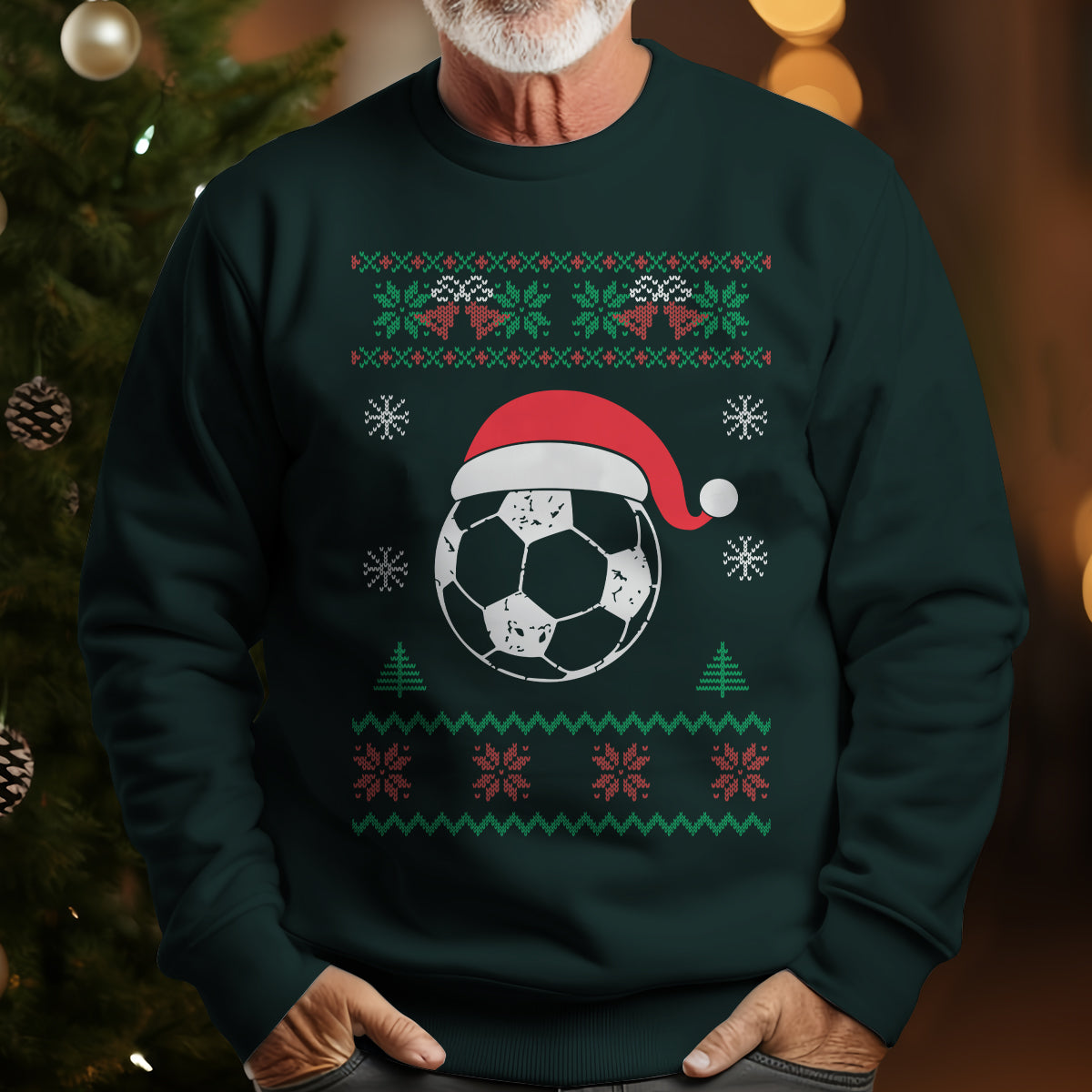 Soccer Santa Hat   Ugly Sweatshirt   Christmas Gift For Soccer Lover 1700120346009.jpg