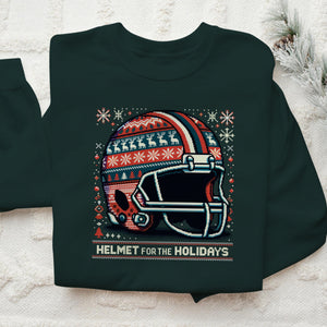 Helmet For The Holidays   Ugly Sweatshirt   Christmas Gift For Football Lovers 1700121171660.jpg