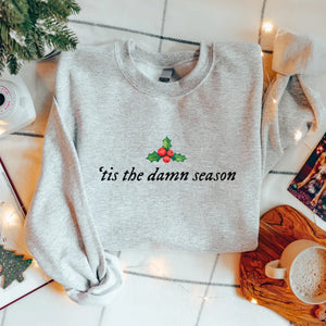 holly leaves christmas sweatshirt hoodie t shirt 1700123612303.jpg