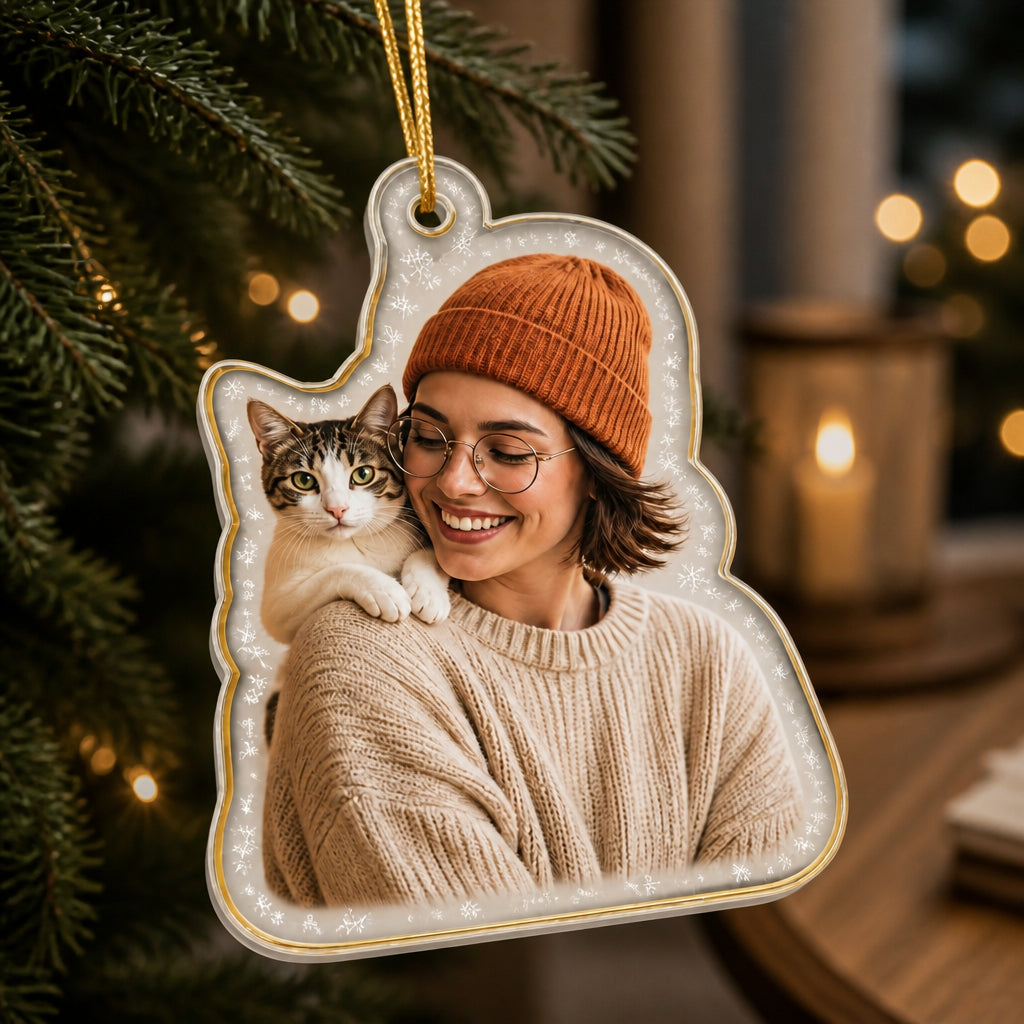 Custom Silhouette Photo Acrylic Ornament – Frosted Outline Edition - Personalized Laser Cut Custom Shape Ornament 170017da-0700-401d-a2f7-6f160502ccba.jpg