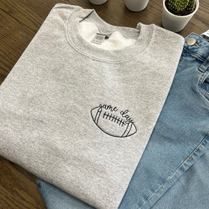 Game Day Sweatshirt Embroidered Sweatshirt Football Shirt Football Season Shirt Sports Shirt College Football Shirt 1700192017883.jpg